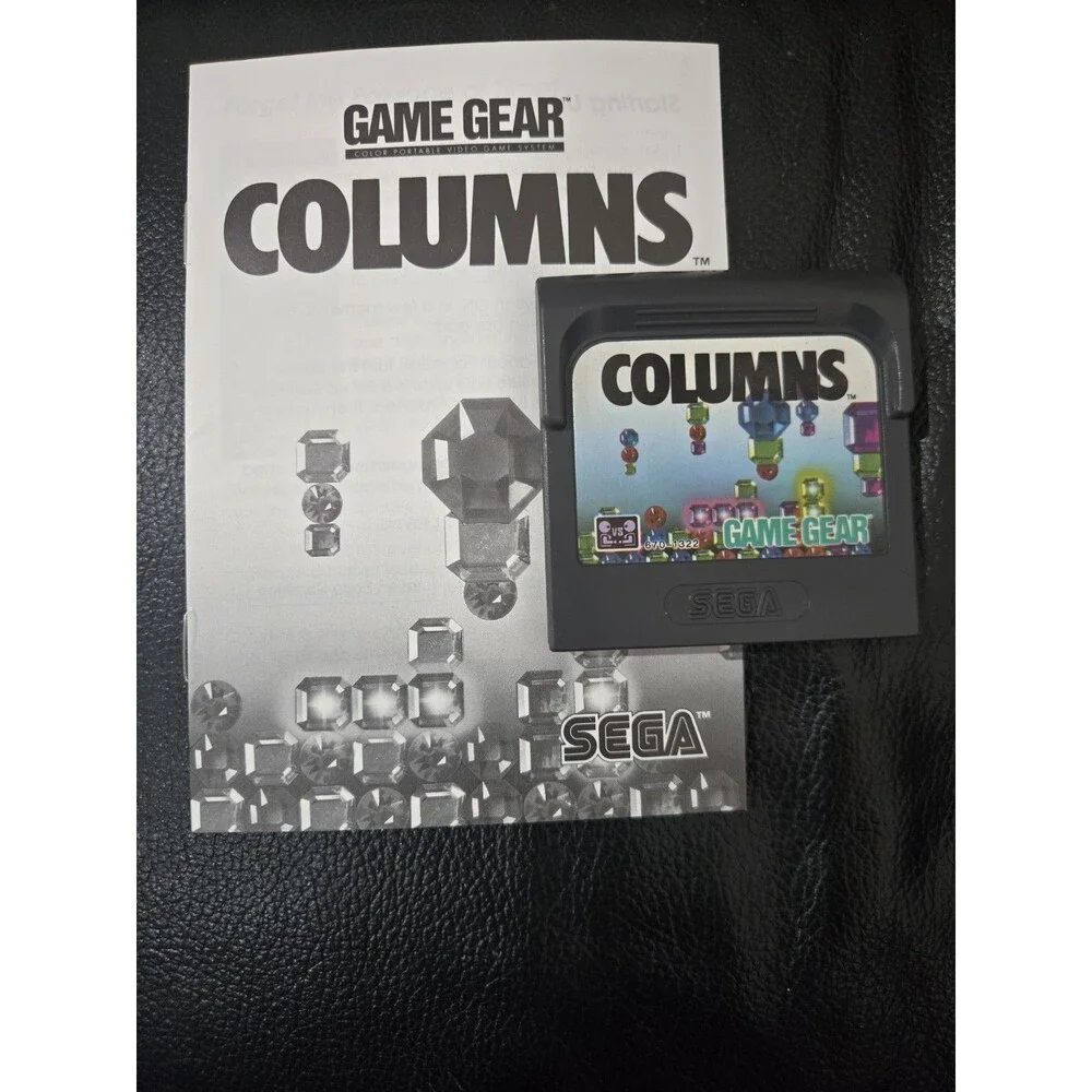 Columns for Sega Game Gear GG Cartridge And Manual Included